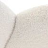 Sofá de Salón en Borreguito Blanco Forma de Nube MB-199962