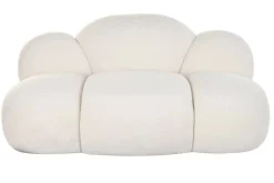 Sofá de Salón en Borreguito Blanco Forma de Nube MB-199962