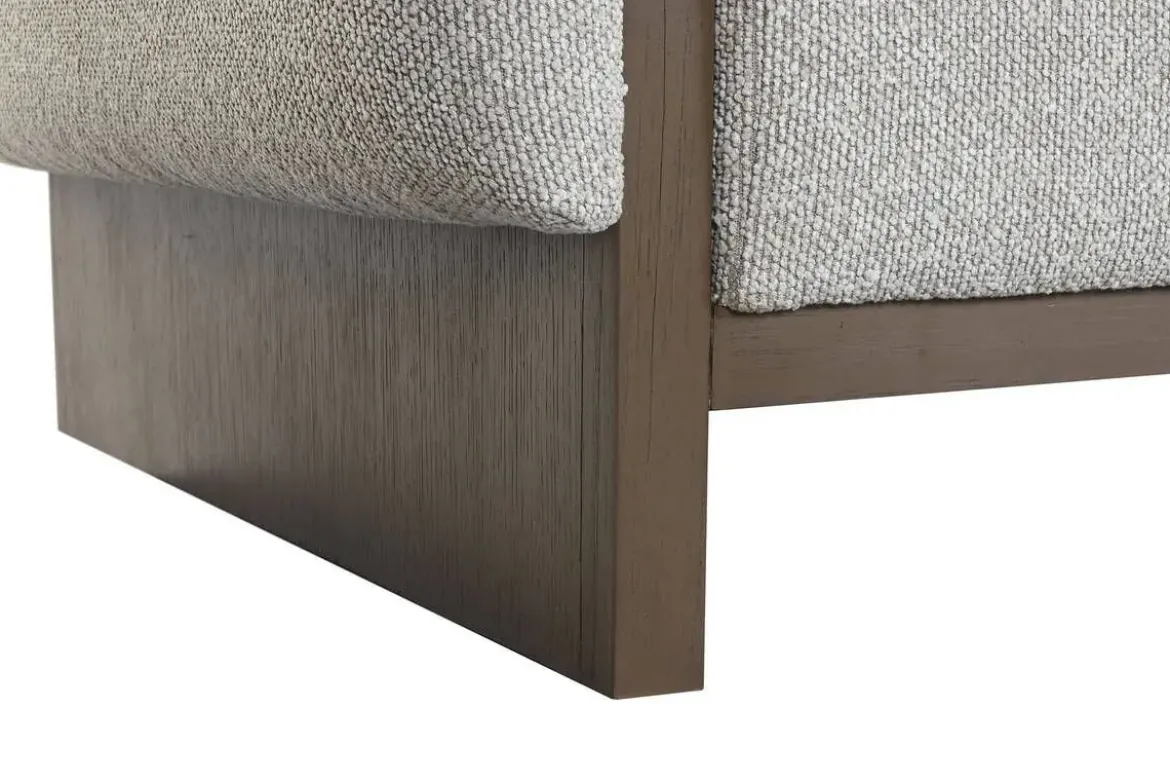 Sofá de Salón en Madera de Boj y Poliéster Crudo MB-218996