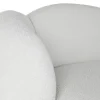 Sofá de Salón Tapizado en Poliéster Blanco Nube MB-217367