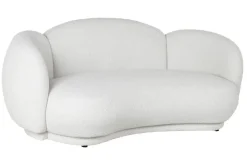 Sofá de Salón Tapizado en Poliéster Blanco Nube MB-217367
