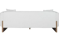 Sofá de Salón Tapizado en Poliéster Gris 220 cm MB-221801