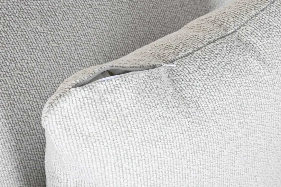 Sofá de Salón Tapizado en Poliéster Gris 220 cm MB-221801
