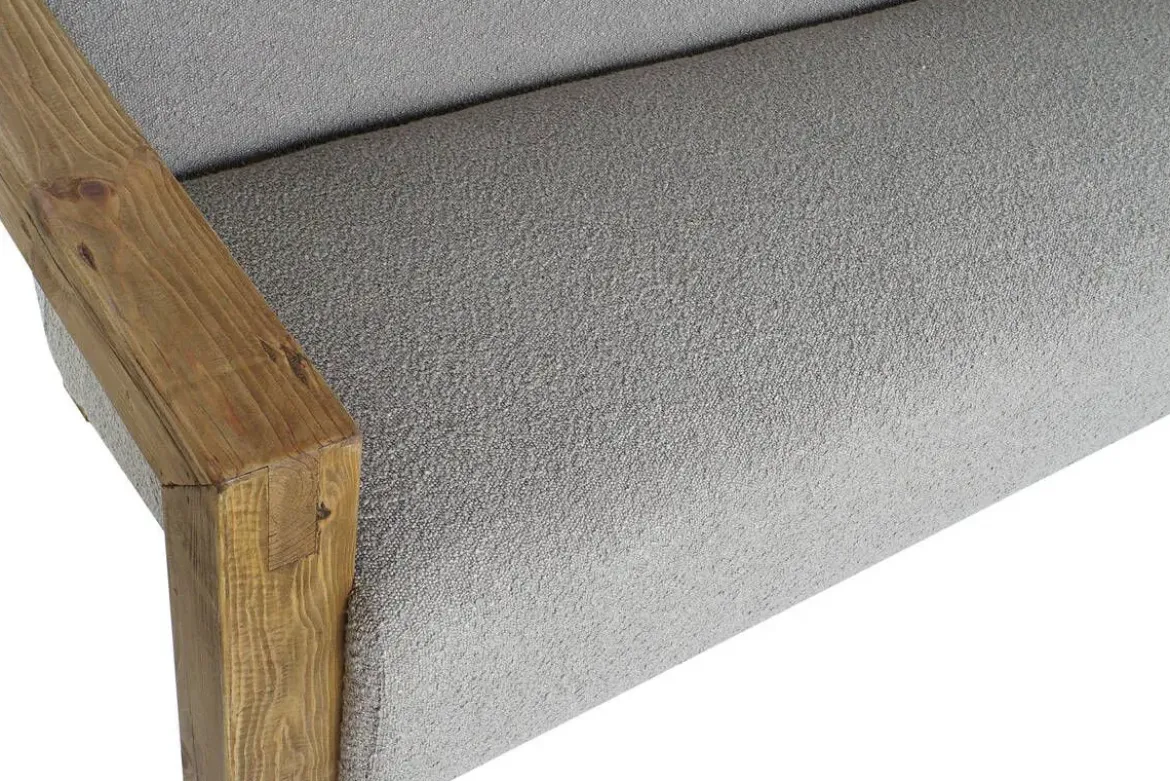 Sofá en Madera Reciclada Tapizado en Poliéster MB-207606