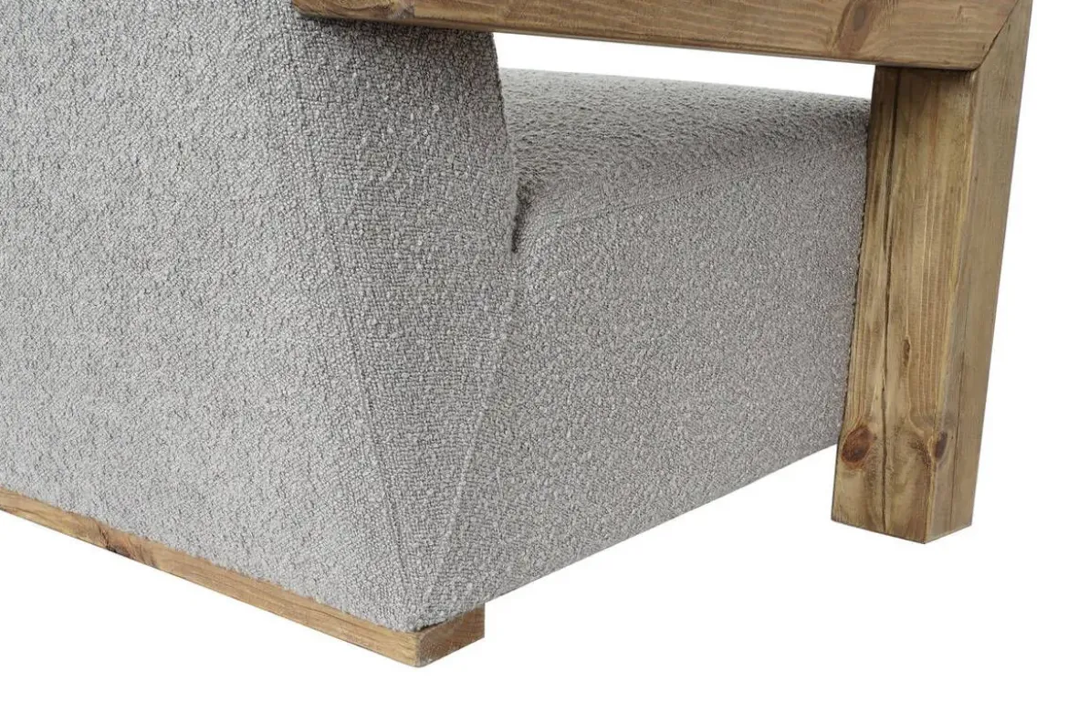 Sofá en Madera Reciclada Tapizado en Poliéster MB-207606