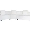 Sofá Modular Curvo de Diseño Orgánico Beige MB-226309