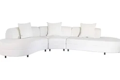 Sofá Modular Curvo de Diseño Orgánico Beige MB-226309