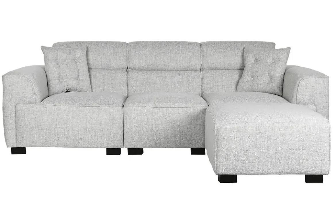Sofá Modular Tapizado en Poliéster Gris MB-211722