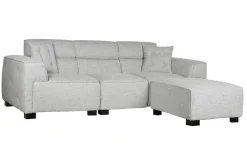 Sofá Modular Tapizado en Poliéster Gris MB-211722