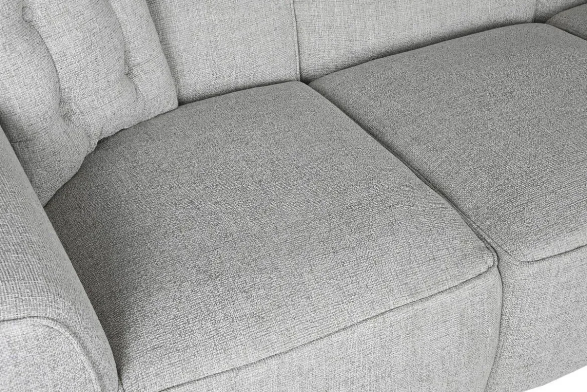 Sofá Modular Tapizado en Poliéster Gris MB-211722