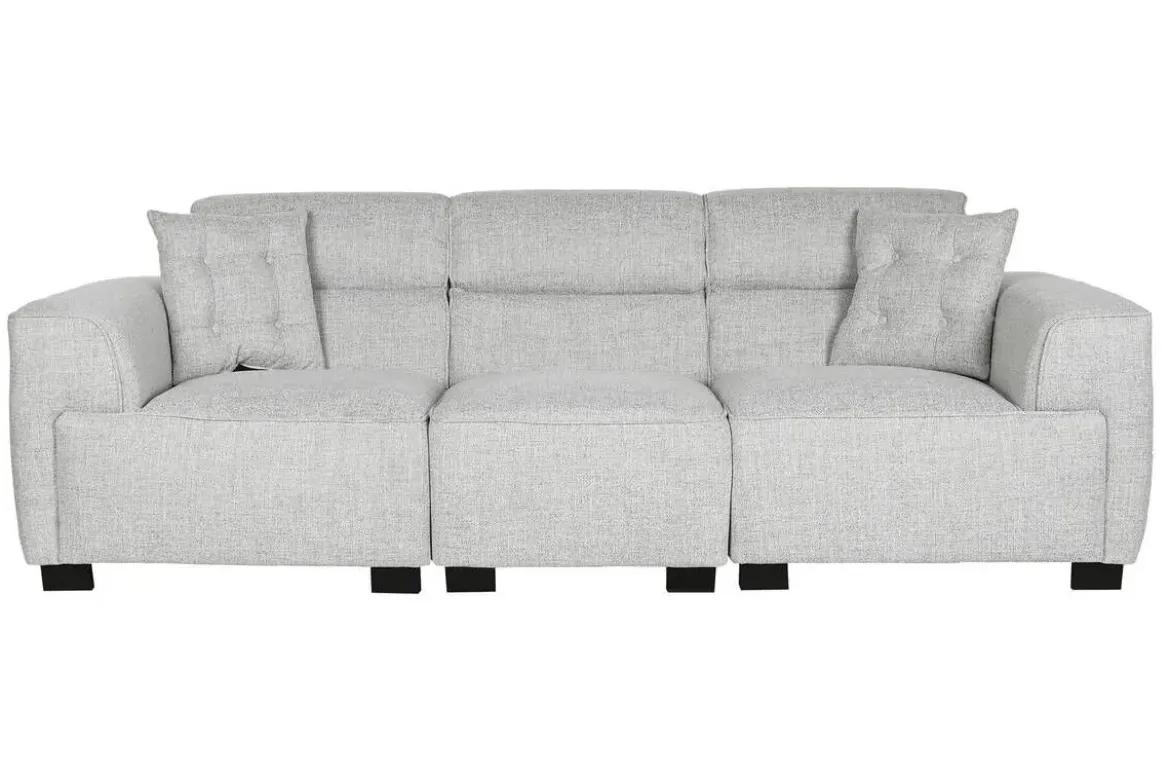 Sofá Modular Tapizado en Poliéster Gris MB-211722
