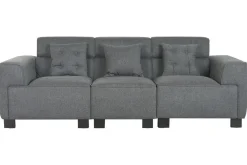 Sofá Modular Tapizado en Poliéster con Estructura de Madera MB-221804
