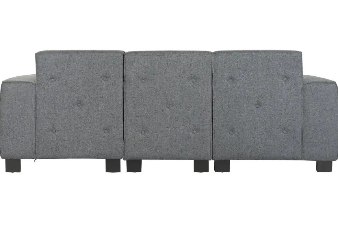 Sofá Modular Tapizado en Poliéster con Estructura de Madera MB-221804