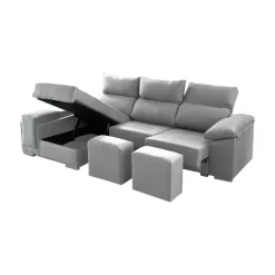 Sofá 2 Plazas con Chaise Longue a la izquierda Modelo Kenia