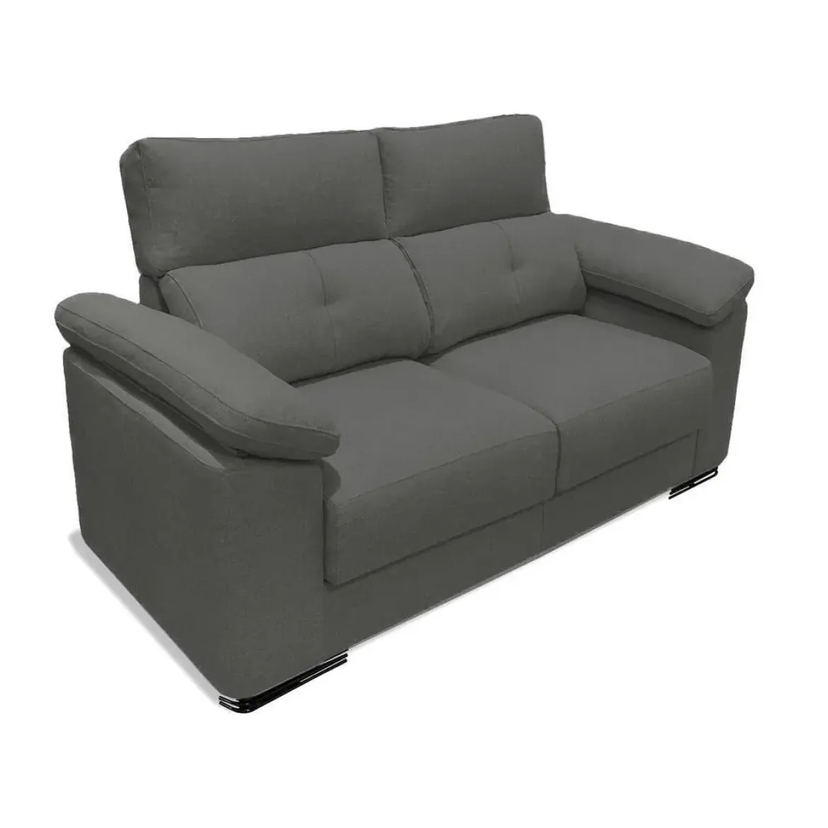 Sofá 2 Plazas de 170 cm con Cabezal Reclinable y Asientos Deslizantes MARÍA
