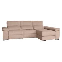Sofá 3 Plazas Relax con Chaise Longue Derecha 304 cm VENUS