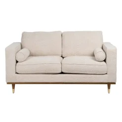 Sofá 2 Plazas Tejido 172 cm Color Beige 614710