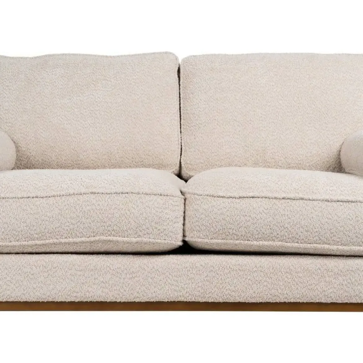 Sofá 2 Plazas Tejido 172 cm Color Beige 614710