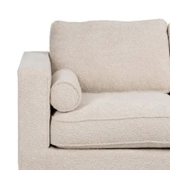 Sofá 2 Plazas Tejido 172 cm Color Beige 614710