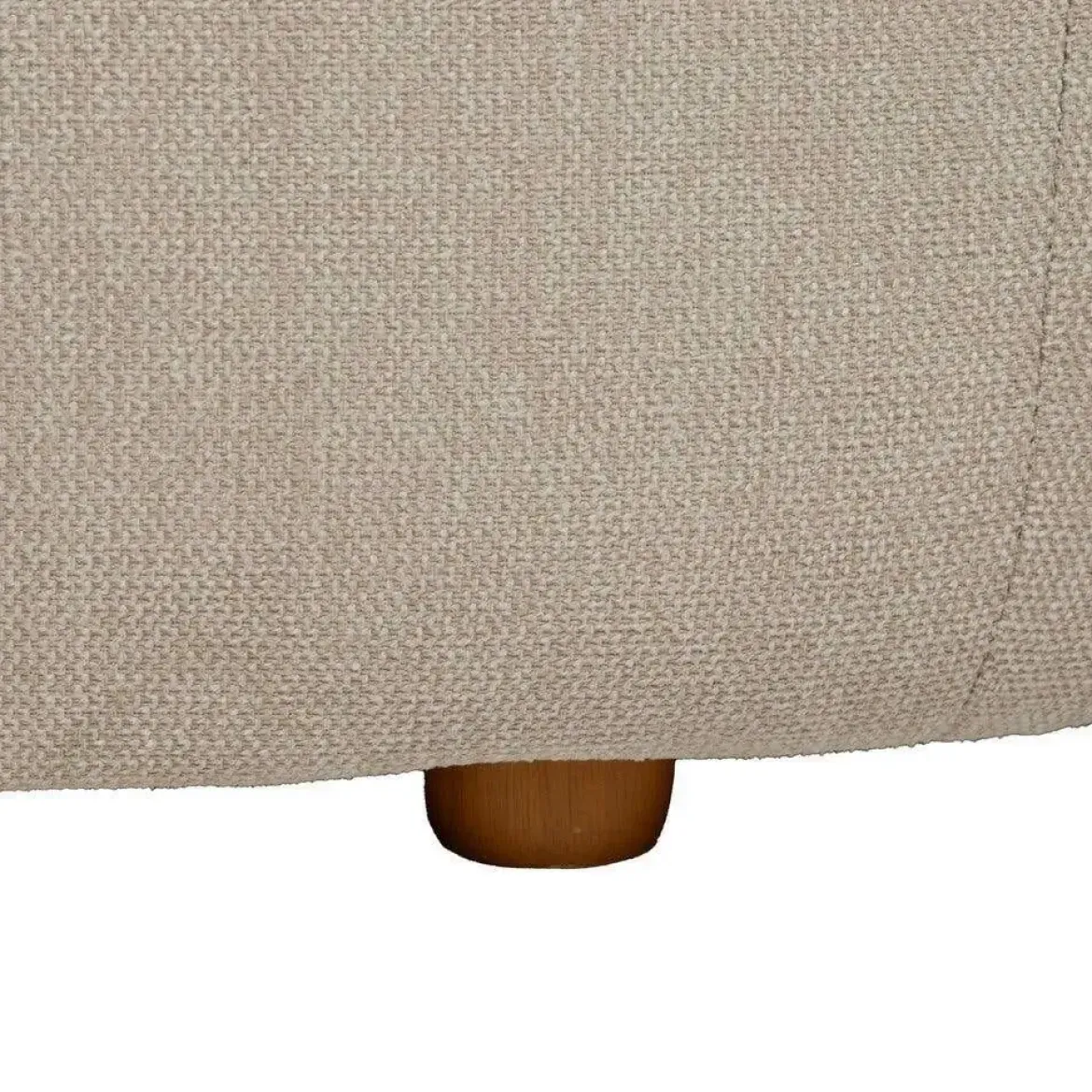 Sofá 3 Plazas Tejido-Madera 229 cm Color Beige 614160