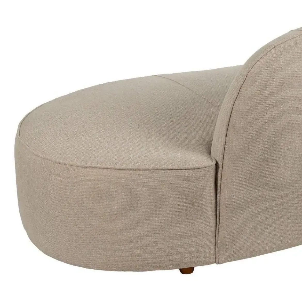 Sofá 3 Plazas Tejido-Madera 229 cm Color Beige 614160