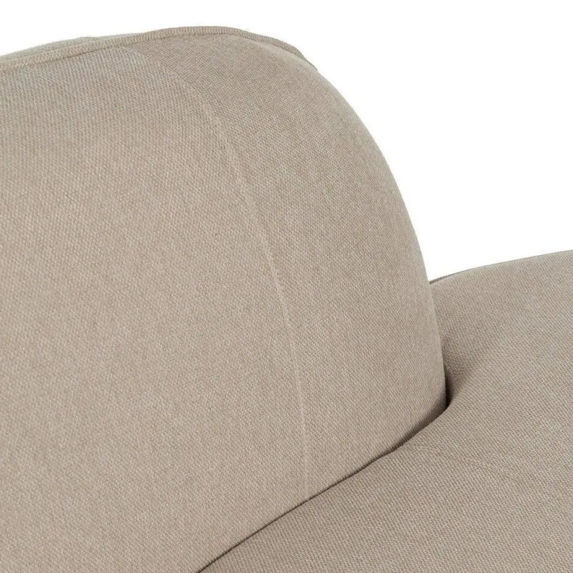 Sofá 3 Plazas Tejido-Madera 229 cm Color Beige 614160