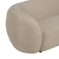 Sofá 3 Plazas Tejido-Madera 229 cm Color Beige 614160