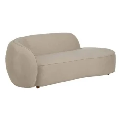 Sofá 3 Plazas Tejido-Madera 229 cm Color Beige 614160