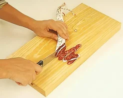 Soporte Jamonero de Madera con Cajón y Set de Cuchillos