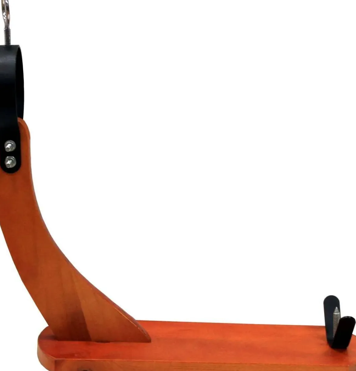 Soporte Jamonero Horizontal en Color Nogal con Cuchillo
