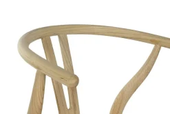 Taburete Alto Apilable en Madera de Olmo Natural MB-213109