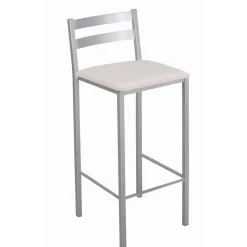 Taburete Alto con Reposapiés de Aluminio 797/AL