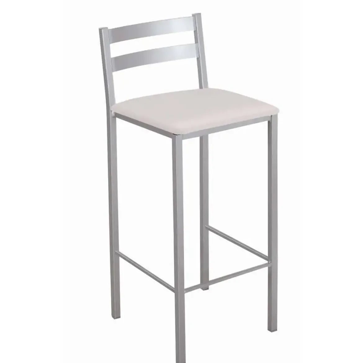 Taburete Alto con Reposapiés de Aluminio 797/AL