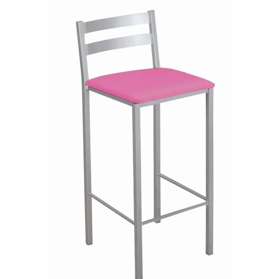 Taburete Alto con Reposapiés de Aluminio 797/AL