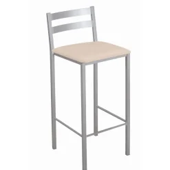 Taburete Alto con Reposapiés de Aluminio 797/AL