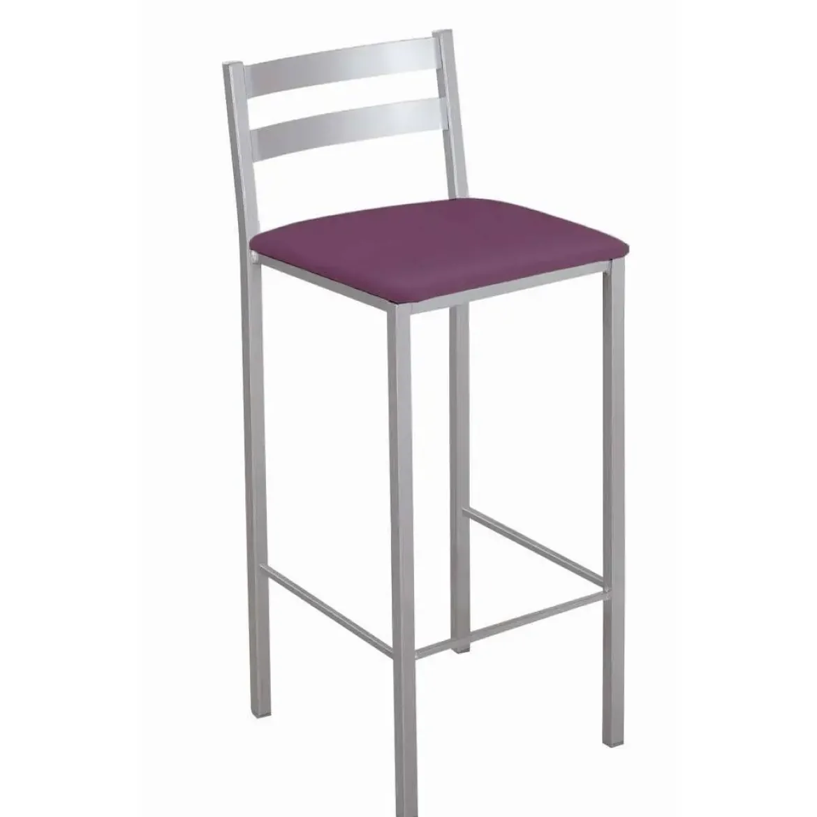 Taburete Alto con Reposapiés de Aluminio 797/AL