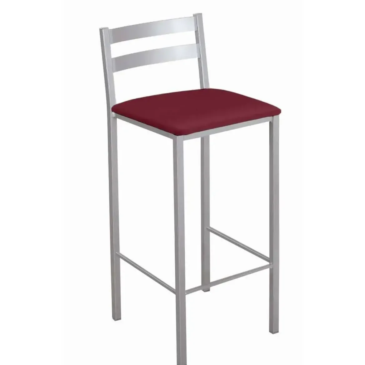 Taburete Alto con Reposapiés de Aluminio 797/AL