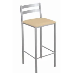 Taburete Alto con Reposapiés de Aluminio 797/AL