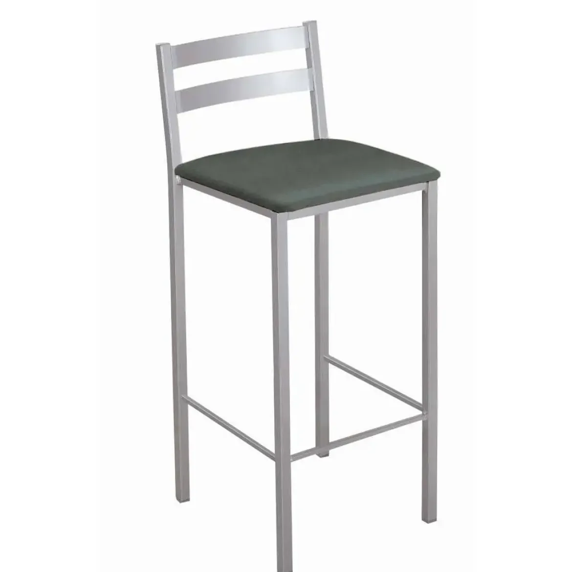Taburete Alto con Reposapiés de Aluminio 797/AL