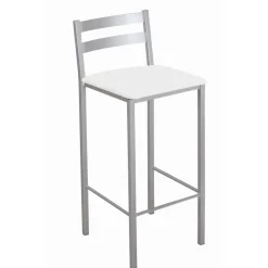 Taburete Alto con Reposapiés de Aluminio 797/AL