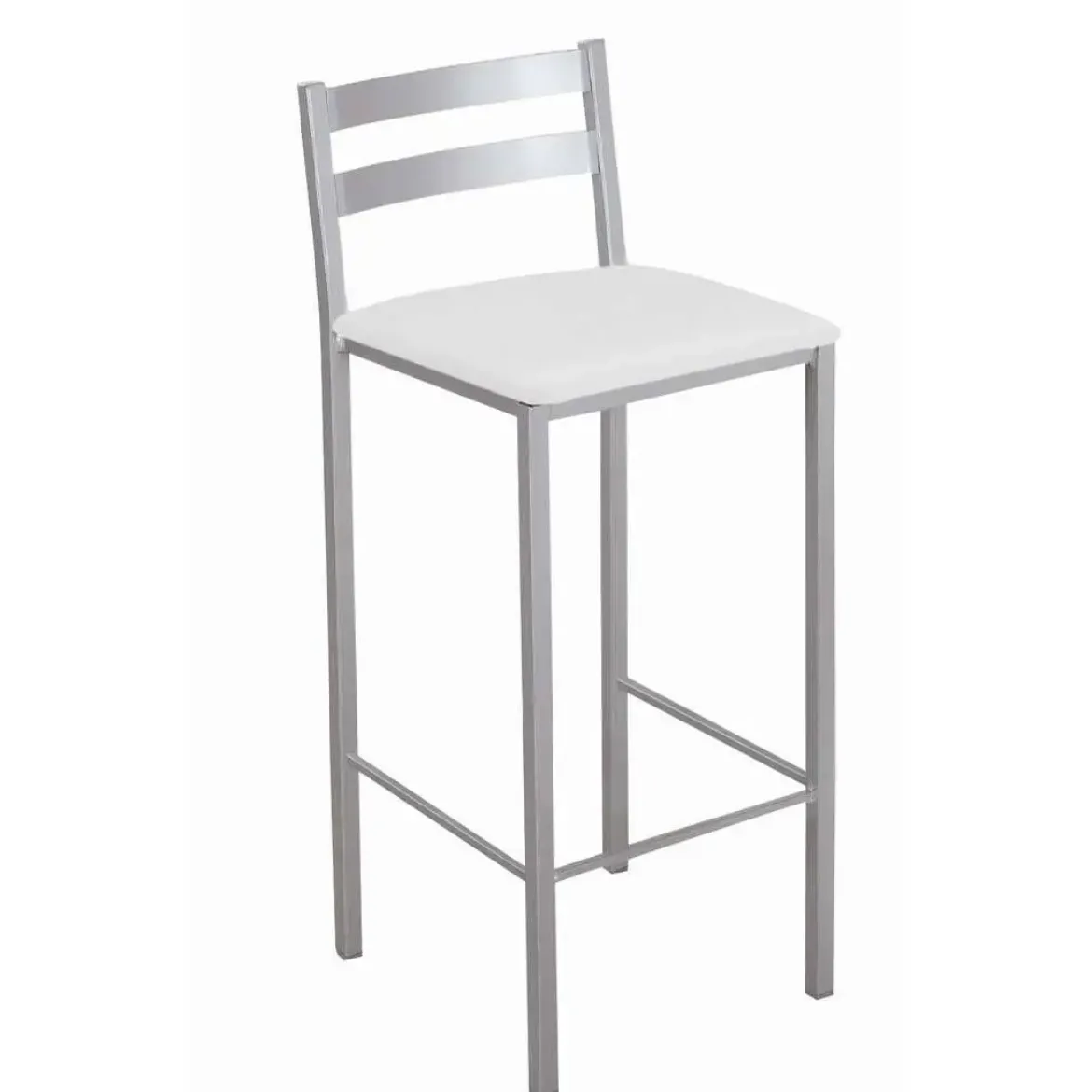 Taburete Alto con Reposapiés de Aluminio 797/AL