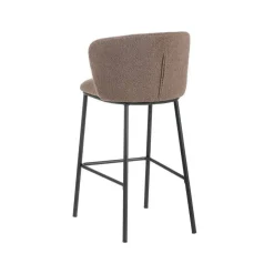 Taburete Alto de Borreguito con Patas de Acero 608299