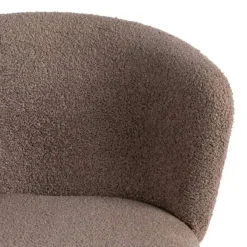 Taburete Alto de Borreguito con Patas de Acero 608299
