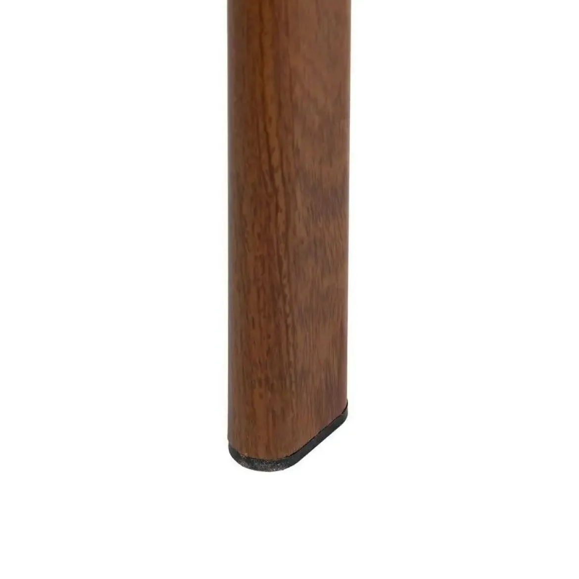 Taburete Alto de Cocina Beige con Base Madera 614632