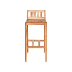 Taburete Alto de Madera Teca MB-207999