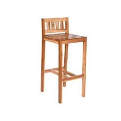 Taburete Alto de Madera Teca MB-207999