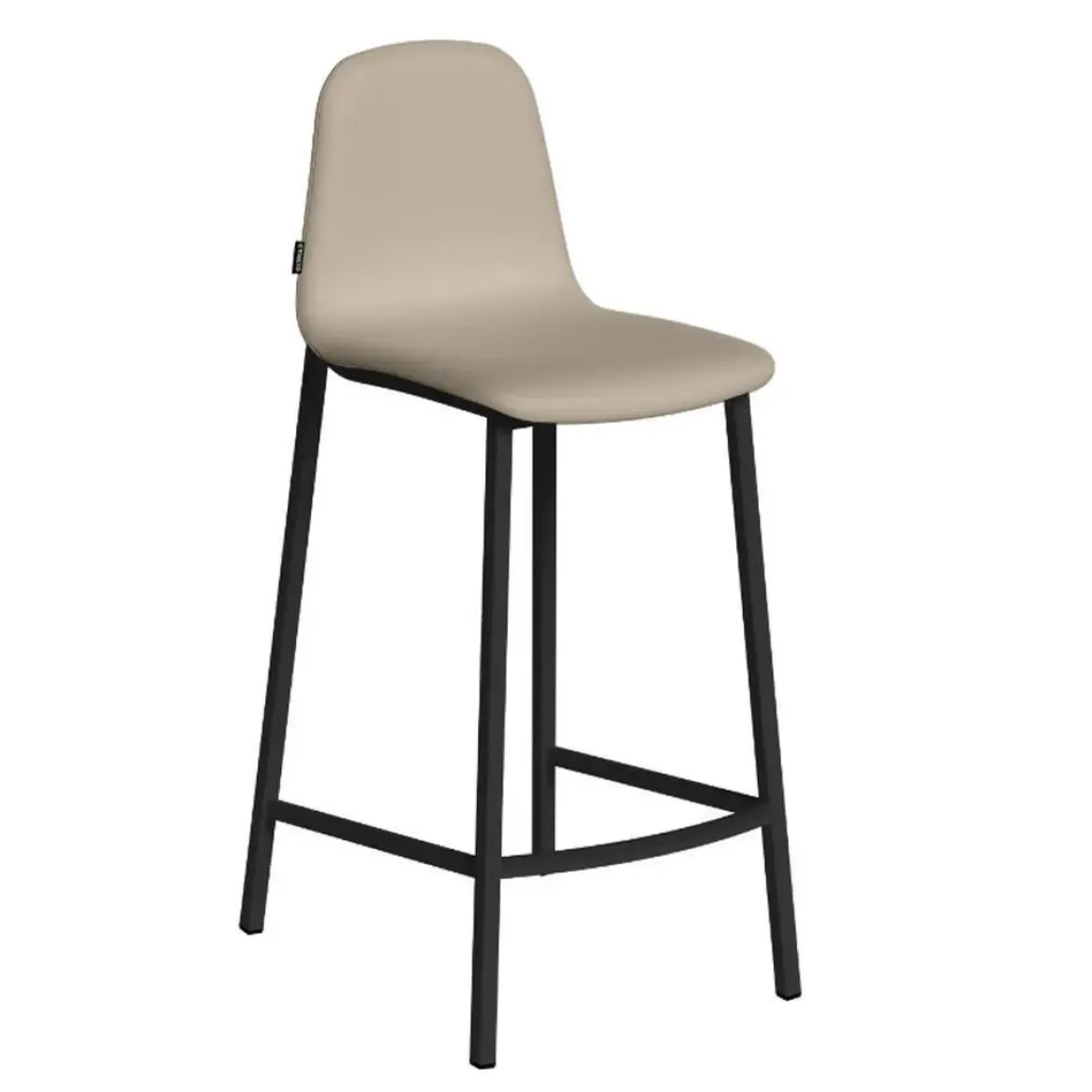 Taburete de Cocina con Asiento Tapizado MOLY