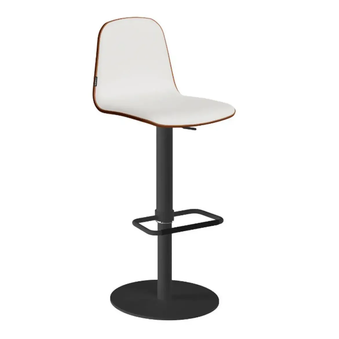 Taburete de Cocina con Asiento Tapizado y Base Redonda LEMON