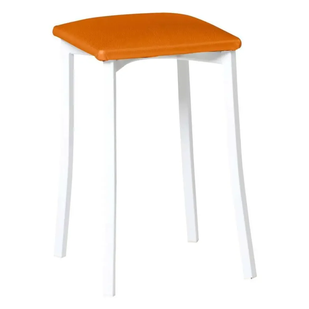 Taburete de Cocina con Estructura de Aluminio y Asiento Tapizado 823/BL