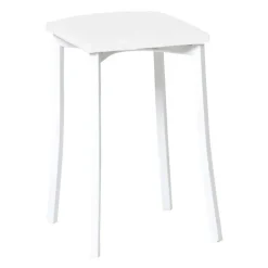 Taburete de Cocina con Estructura de Aluminio y Asiento Tapizado 823/BL
